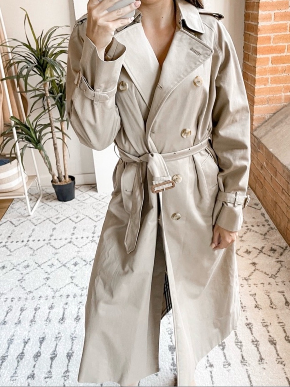 Burberry Chelsea Heritage Trench Coat Honey Tan US 8 Long Belted England Classic - Picture 2 of 14